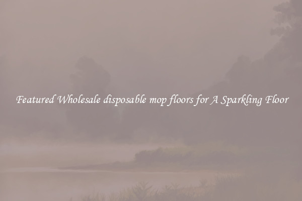 Featured Wholesale disposable mop floors for A Sparkling Floor