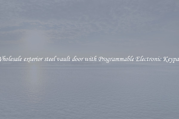 Wholesale exterior steel vault door with Programmable Electronic Keypad 