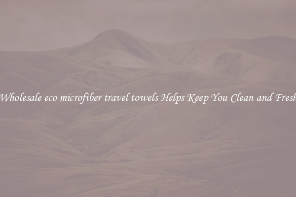 Wholesale eco microfiber travel towels Helps Keep You Clean and Fresh