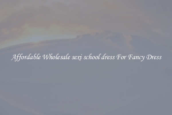 Affordable Wholesale sexi school dress For Fancy Dress