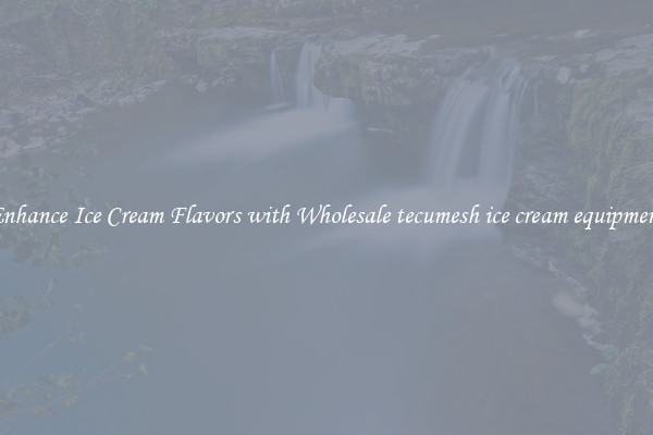 Enhance Ice Cream Flavors with Wholesale tecumesh ice cream equipment