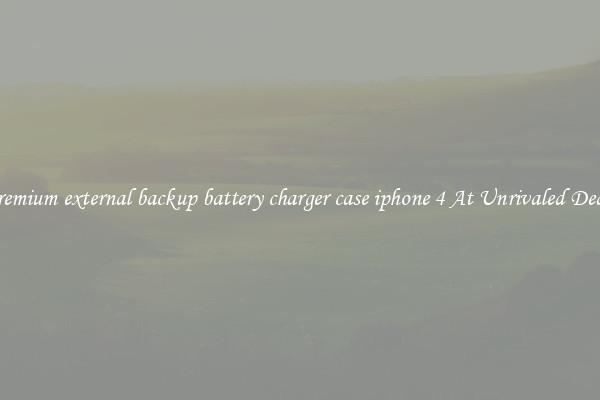Premium external backup battery charger case iphone 4 At Unrivaled Deals