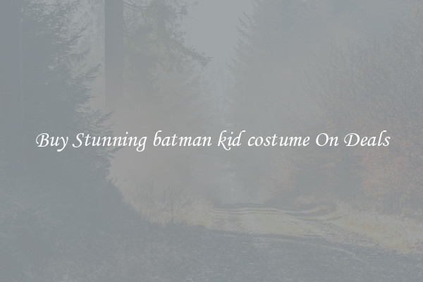 Buy Stunning batman kid costume On Deals