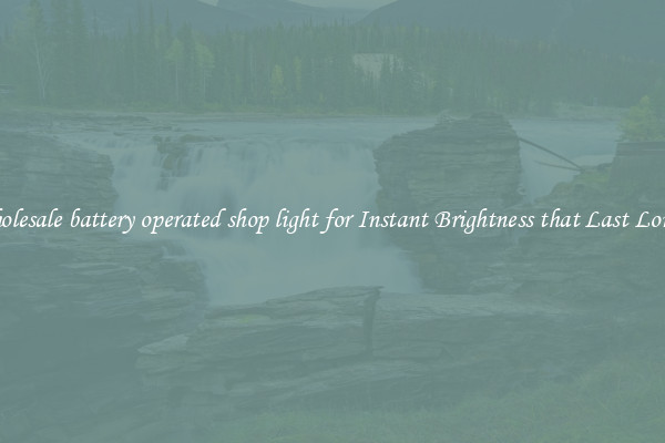 Wholesale battery operated shop light for Instant Brightness that Last Longer