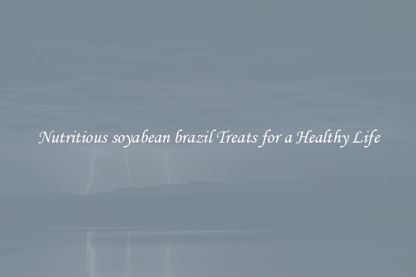 Nutritious soyabean brazil Treats for a Healthy Life