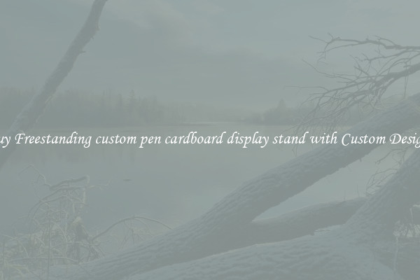 Buy Freestanding custom pen cardboard display stand with Custom Designs