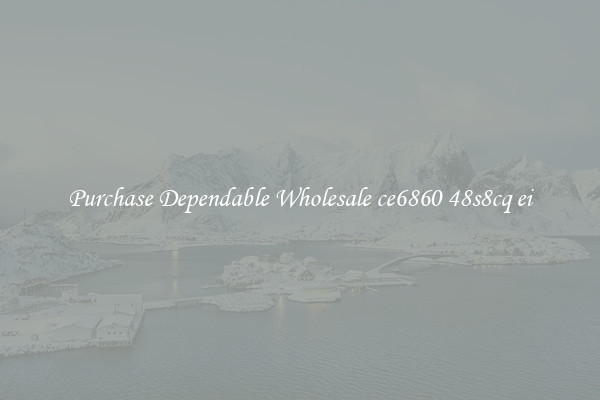 Purchase Dependable Wholesale ce6860 48s8cq ei